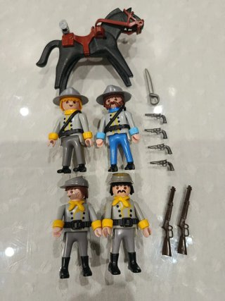 Playmobil Lote Soldados sudistas n.3