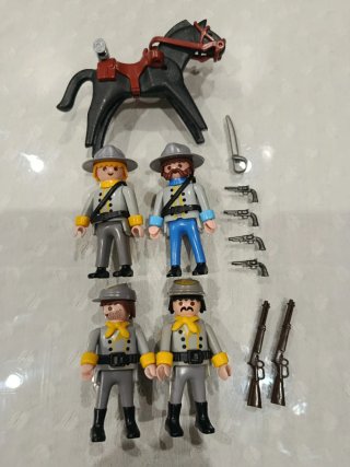 Playmobil Lote Soldados sudistas n.3