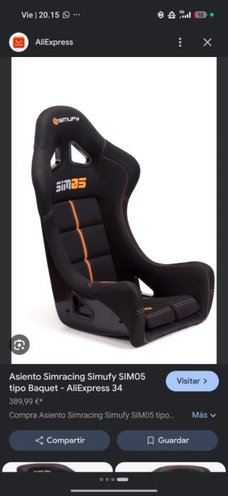 Baquet SIM05