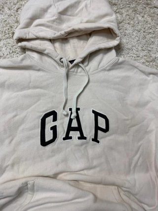 Talla L Sudadera Gap Blanca Con capucha