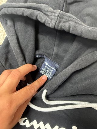Talla M Sudadera Champion Negra