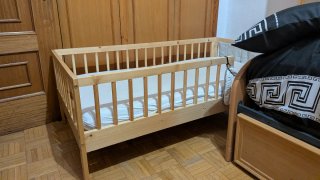 Cama infantil 140x70 cm madera