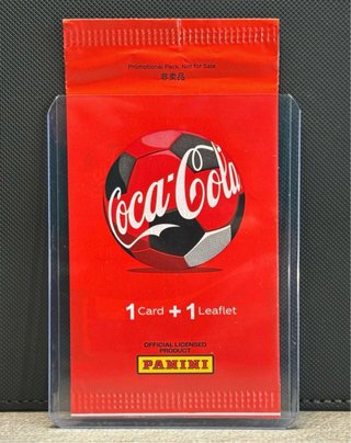 Sobre cromos Coca-Cola Panini China largo