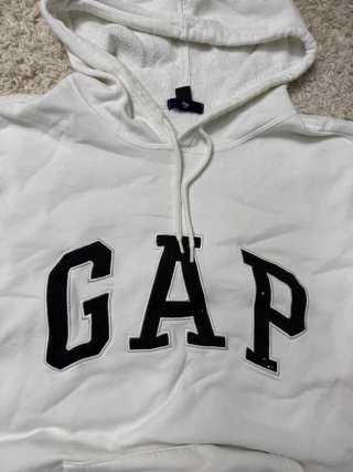 Talla XL Sudadera Gap Blanca Con capucha