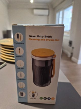 Kit de Limpieza y Secado de Biberones de Viaje