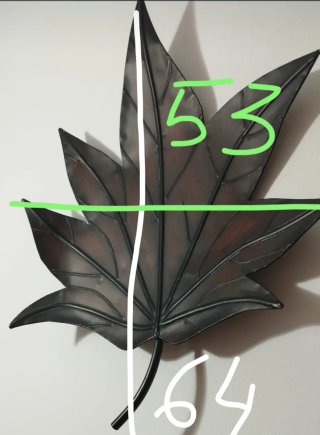 Hoja forjada decorativa