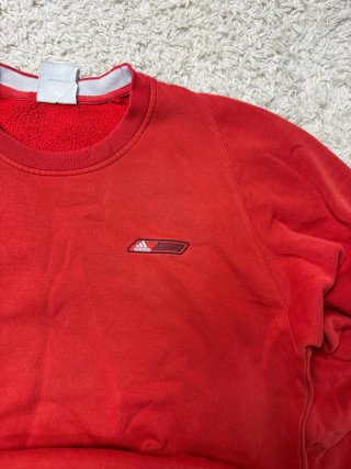 Talla M Sudadera Adidas Vintage Rojo