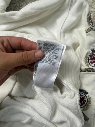 Talla L Sudadera Tommy Jeans Blanca