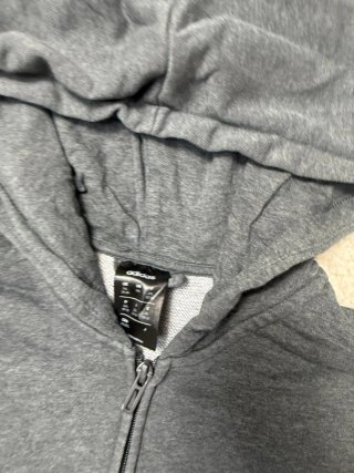 Talla XXL Chaqueta Adidas Gris Con capucha
