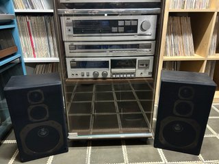 Cadena JVC Módulos + Altavoces Elbe 80W + Mueble