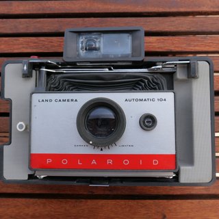 Fotocamera istantanea vintage Polaroid Land Camera Automatic 104