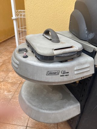 Barbacoa de Butano con Plancha Coleman
