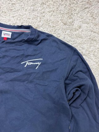 Talla S Sudadera Tommy Jeans Oversize Azul