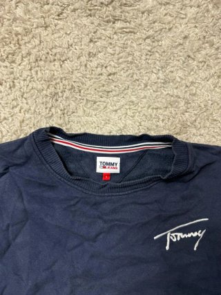 Talla S Sudadera Tommy Jeans Oversize Azul