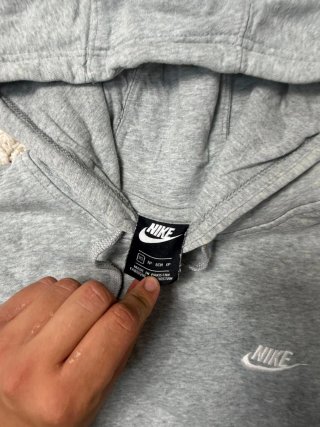 Talla XS Sudadera Nike Gris con Capucha