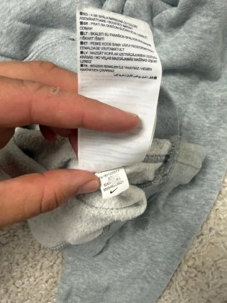 Talla XS Sudadera Nike Gris con Capucha