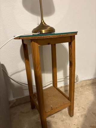 Juego de 3 Mesas Auxiliares de Madera