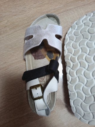 Sandalias Anneke Negras y Blancas