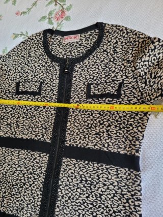 Giacca donna IMMAGINE fantasia leopardata