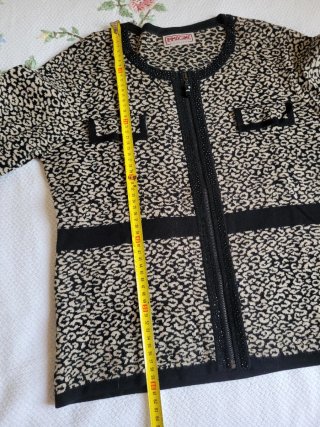 Giacca donna IMMAGINE fantasia leopardata