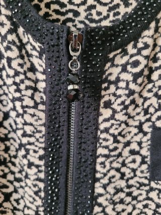 Giacca donna IMMAGINE fantasia leopardata