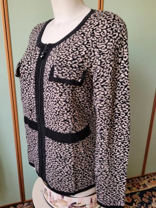 Giacca donna IMMAGINE fantasia leopardata