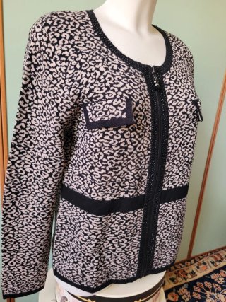 Giacca donna IMMAGINE fantasia leopardata