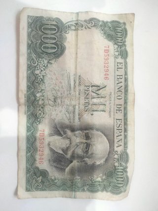 Billete 1000 pesetas