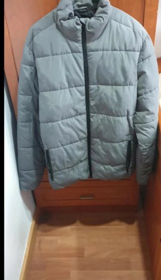 Chaqueta acolchada verde