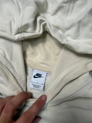 Talla S Sudadera Nike Crema Con capucha