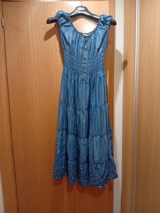 Vestido juvenil azul