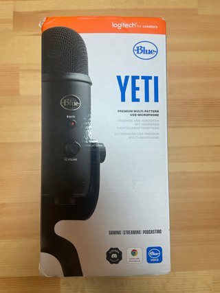 Blue Yeti – Micrófono USB profesional – negro