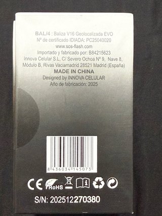 Baliza V16 Geolocalizada EVO Innova - NUEVA