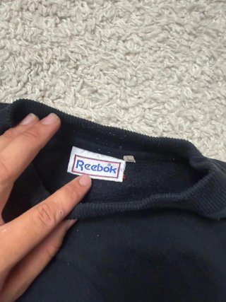 Talla L Sudadera Reebok Vintage Negra