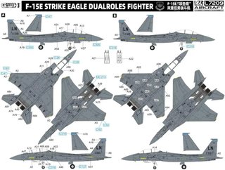 F-15E Strike Eagle 1 Great Wall Hobby 1/72