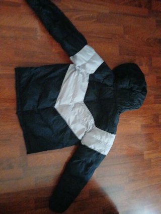 Chaqueta Nike Negro y gris plata