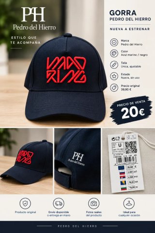 Gorra Pedro del Hierro Azul