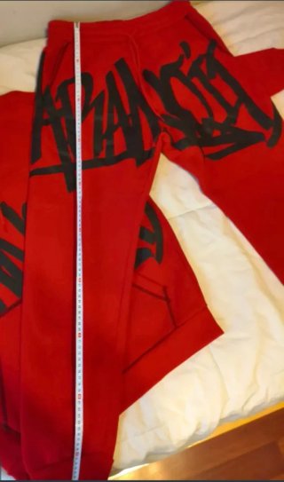 Sudadera y pantalón rojo New Yorker talla S