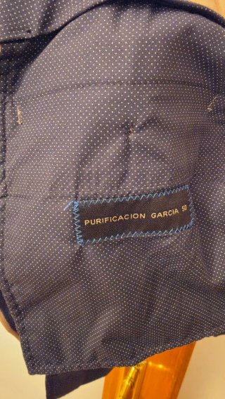 Traje Purificación García Camel Talla M