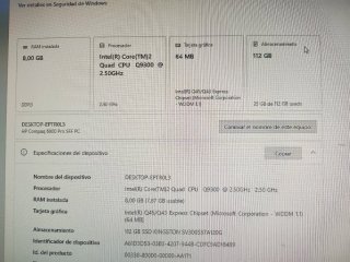 Ordenador HP Compaq 6000 Pro SFF