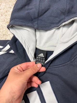 Talla L Sudadera Adidas Vintage Azul