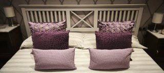 Cabezal cama 180cm madera blanco