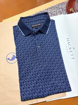 Polo Michael Kors Azul Talla M