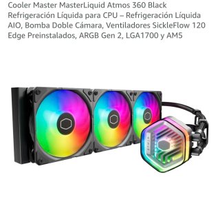 Refrigeración Líquida Cooler Master Atmos 360