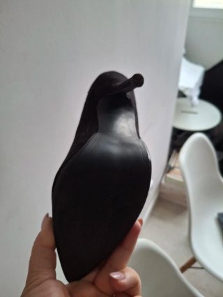 Zapatos de Tacón Negros con Tachuelas