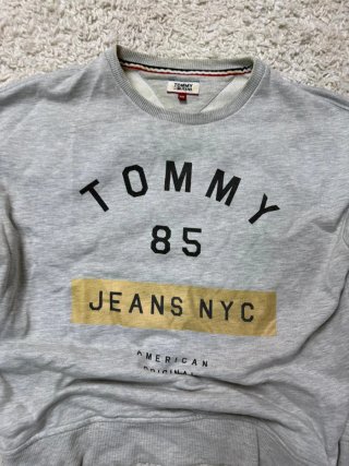 Talla XS Sudadera Tommy Jeans Gris
