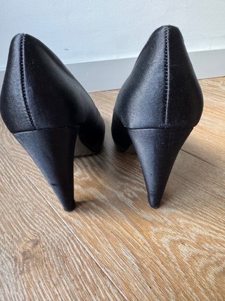 Zapatos ASH Peep Toe Negros Mujer