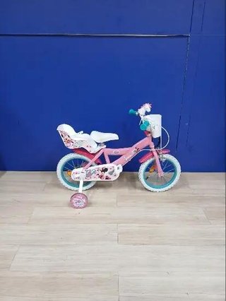 bicicleta rosa 16"