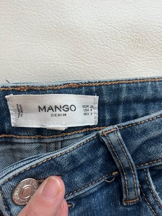Pantalón vaquero Mango mujer talla 38