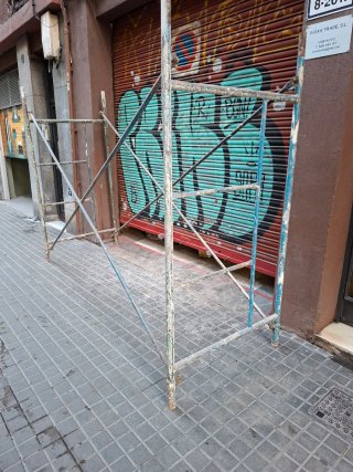 Andamio metálico 2 patas y 2 crucetas
